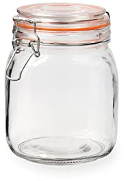 Quid New Canette Tarro Hermético Vidrio 1l Sodo Reciclable
