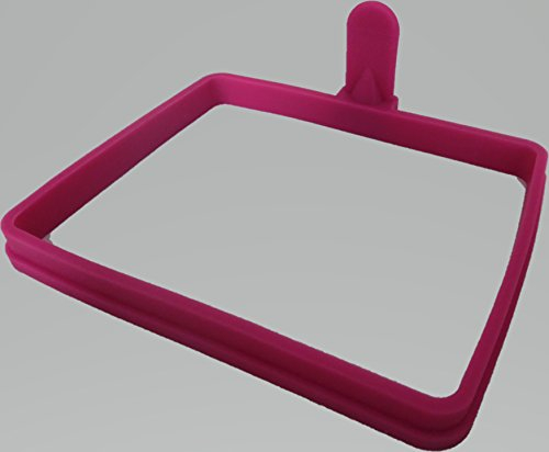 The BREGG Large Square/Rectangular Silicone Egg Mould/Ring. Perfect for Sliced Bread