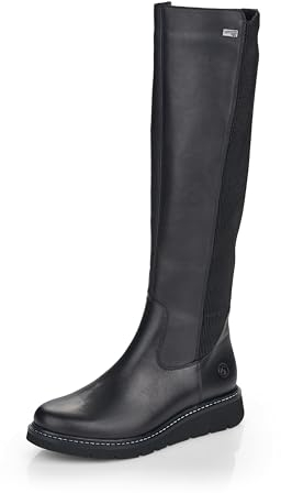 Remonte Damen D3975 Kniehohe Stiefel, schwarz/schwarz/schwarz / 01, 38 EU