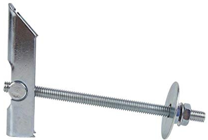 DOJA Industrial | Taco Basculante M6 | PACK 12 | Anclaje de Vuelco para fijación de elementos en pared hueca o techo | Tacos de Vuelco de Balancín para fijar ventiladores de pared, entre otros usos.