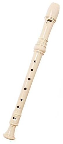 Diskantblockflöjt Student Nybörjarklarinett 8-håls musikinstrument Beige nybörjare sopran blockflöjt