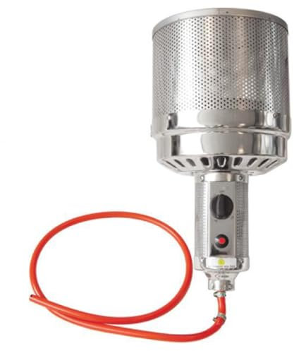 Marvin Ricambio Bruciatore Stufa a Gas infrarossi Fungo, Riscaldatore per Patio Esterno con Rete in Acciaio Inossidabile e Regolatore di Potenza