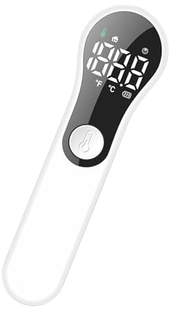 Yanayi Termómetro Para Niños, Termómetro Infrarrojo Para Bebés, Dispositivo Digital Sin Contacto con Modo 2 en 1 para Medición en la Frente y Objetos para Uso en Hogar Hospital y Cuidado Pediátrico