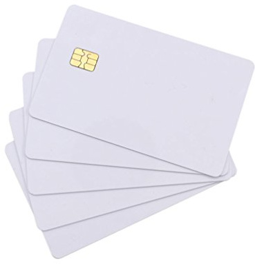 YARONGTECH (Pack de 10) color blanco SLE4442 contact pvc Chip Smart Tarjeta
