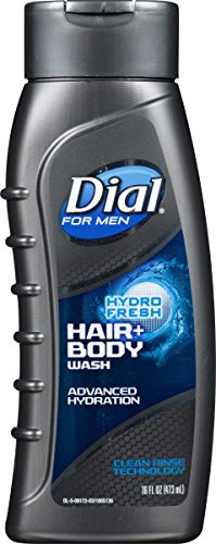 Dial For Men Hair and Body Wash, Hydro Fresh, 16 Fluid Ounce