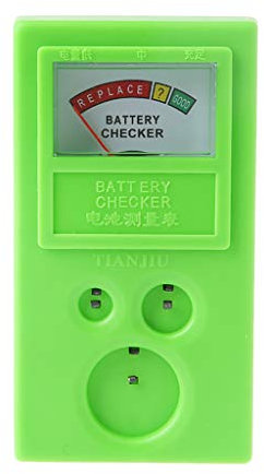 BASSK LR44 CR2032 CR2025 Reloj Checker Pila Ligero Botón Comprobador de Potencia de Batería