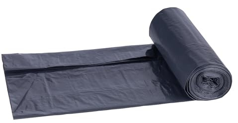 DONAU ECO 22021422-05 soppåse 60 l stark/10 soppåse/1 rulle/soppåse sopsäck/blå ängel certifierad/100% återvunnet material (LDPE svart