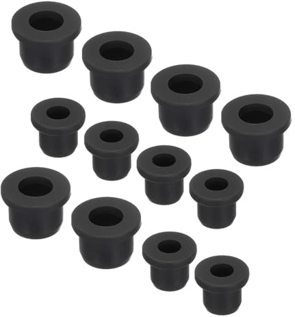 QUARKZMAN Support en Caoutchouc en Forme de T pour Câble, Diamètre de Montage 10mm/14mm, Diamètre Intérieur 6mm/9mm, Protection d'Étanchéité pour Câbles, Passe-Câbles Flexibles pour Tuyaux