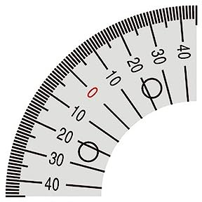 Herramientas de carpintería Regla Protractores Fresadora Ángulo Parcial Placas Escala