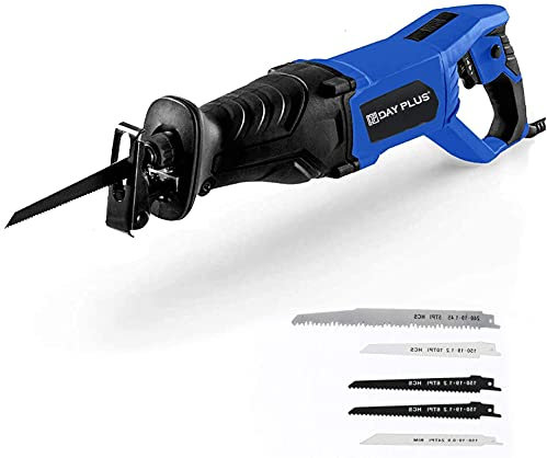 Professionale Sega a Sciabola con 4 5 Lame, 900W Sega Alternativa per Legno & Metallo & Alluminio, Sega Multifunzione Profondità di Taglio Max 160mm