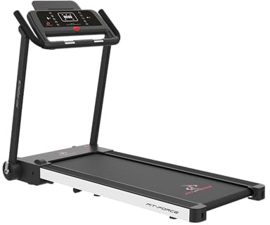 Cinta de Correr Fit-Force Modelo 1750WBT Negro Plegable, Bluetooth 2Altavoces 1.75CV Velocidad 0.8 hasta 16kmph Nuevo diseño excepcional Que no Necesita lubricante de Silicona