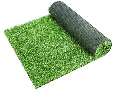 Erba artificiale Recinzioni da giardino for esterni Tetto Greening Schools Simulazione Prato erboso Falso tappeto di erba verde Decorazione del pavimento della casa(2PCS 100x50x1.5CM)
