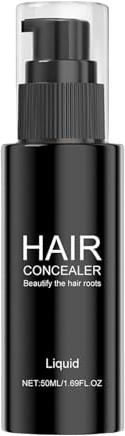 Correttore liquido per capelli: copertura impermeabile delle radici e copertura a lunga durata | 50 ml Per uomini, donne, capelli, famiglia, applicazione rapida e naturale