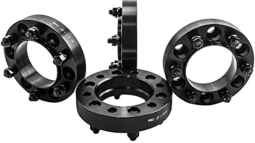 maXpeedingrods 4 separadores de rueda, 6 x 139,7 mm, negro, para Toyota 4Runner, Sequoia, FJ Cruiser, Tundra, Tacoma Trucks/SUV (1996 – 2015)