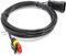 vhbw Niederspannungs-Kabel Transformator Kabel kompatibel mit Gardena Sileno Sileno+ R100Li, R130Li, R160Li (ab Bj 2016) Mähroboter, Rasenmäher, 3m
