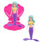 4 Colors Little Mermaid Pool Toy Shell, Summer Swimming Water Toys, Swimming Pool Dive Toys, Little Mermaid Party Supplies & Water Toys, Mermaidss Toys Paddling Pool Toysss (purple tail-1pc)
