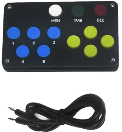 DIY pour Yaesu FH-2 Clavier Télécommande pour FT-991/FT-891/FTdx1200/FTdx3000D/FTdx5000MP, compatible avec radio Yaesu à ondes courtes, ABS noir