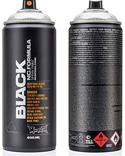 Montana Black High-Pressure Cans - SilverChrome 400ml Can