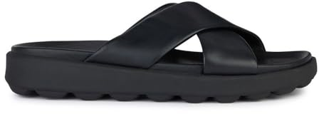 Geox Män U SPHERICA EC6 B Slide Sandal, svart, 40 EU, svart, 40 EU