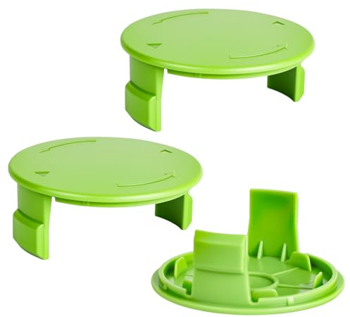 Bularie Ricambio 3411546A-6 Copertura per cappuccio per decespugliatore compatibile con Greenworks Weed Eater, tappi di copertura per bobine di corde compatibili con decespugliatore Greenworks 2101602