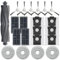 Bluearks 23 accessori per robot aspirapolvere Dreame L10s Ultra Gen 2/L10s Pro Ultra Heat/X30 Ultra/Mova E30 Ultra, composto da 1 spazzola principale, 6 salviettine, 4 filtri HEPA, 6 spazzole laterali