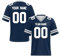 EZJOBLA Personalisierte Fußball-Trikots für Herren Personalisiertes Trikot Personalisierbar American Football Trikots hinzufügen Teamnamennummer Damen Jugend A16