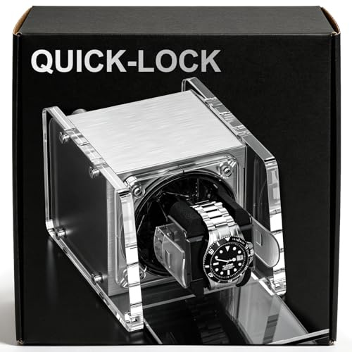 Watch Winder Smith Crystal Acrylic Single Watch Winder - Clear