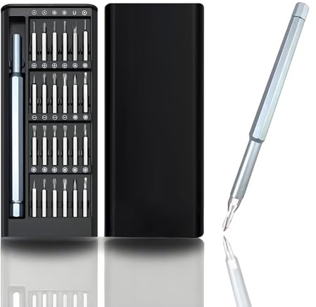Precision Screwdriver Set, 24 in 1 Mini Magnetic Repair Tool Kit, Small Screwdriver Set for Xbox, Switch, iPhone, MacBook, Camera, Tablet, Computer, Electronic, Glasses, Watch, PC, PS4, PS5