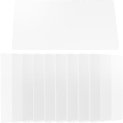 jojofuny Lot de 10 Tapis de Stylo 3d en Pvc Transparent 14 X 22 Cm, Planche à Dessin Pratique pour Garçon et Filles, Accessoires pour Stylo D'impression 3d, Outil de Peinture et Gabarit