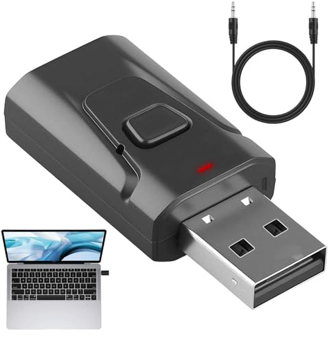 2 en 1 Adaptateur Bluetooth USB 5.4, (Émetteur/Récepteur)