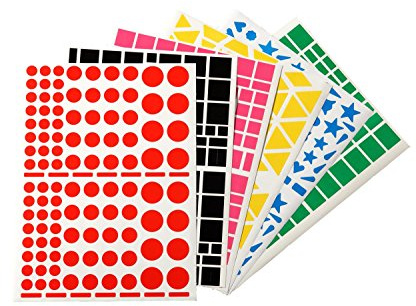 APLI -AGIPA 97223 Geometriskt suddgummi 5 mönster 6 s påse med 6 blandade