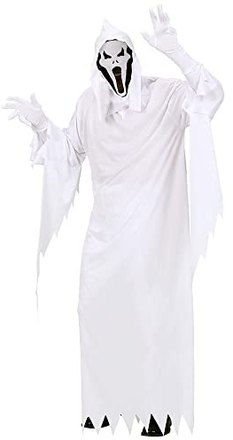W WIDMANN MILANO Party Fashion - Disfraz de fantasma, espíritu, parca, disfraz de carnaval, Halloween