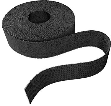 KabelDirekt – 20mm x 5m Abrazaderas para cables (Abrazaderas para cables, en rollo, para acortamiento individual, atar y tender cables),