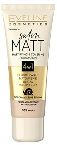 Eveline Cosmetics Fluide Visage Matifiant Satin Mat N ° 101 30Ml 30 ml