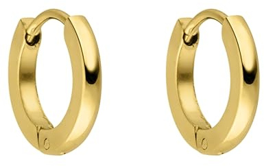 Purelei Ike Ohrringe (Gold) – Damenohrringe aus langlebigem Edelstahl – Wasserfeste Ohrringe Damen – 1,4 cm Durchmesser – Modeschmuck für deinen individuellen Look