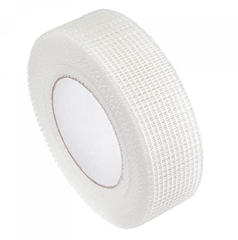 sourcing map 2Stk Fugenband Trockenbau Selbstklebend Glasfaserkunststoff 1.8x164ft Pflaster 2.8mm Netz