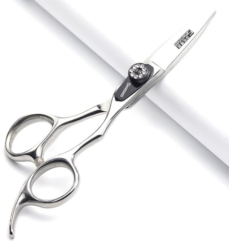 5/5.5/6 pouces professionnel coupe de cheveux set, lame tranchante, facile à couper, adapté pour les coiffeurs, Salon de coiffure coupe spéciale. (Ciseaux de coupe de 5 pouces)