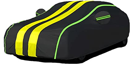 Autoabdeckung Wasserdicht für Porsche Panamera 2006-2023 Atmungsaktiv, Vollgarage Autoplane für Regen Sonne Staub Schutz mit Reißverschluss und Baumwollfutter, Abdeckplane für Limousine/Kombi (Color