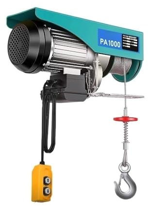 Paranco Elettrico 220V della Gru di Sollevamento della Famiglia, Piccolo argano della Gru YIJIAN (Color : 300-600kg 30m)