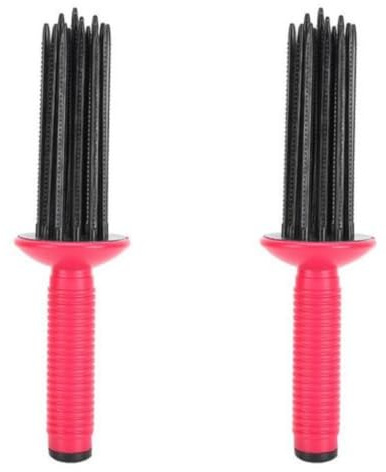 [2 Piezas] Hair Curling Roll Comb Hair Curlers | Heatless Curler Hair Rollers | Cepillos Rizador de Pelos sin Calor para Mujeres | Rulos Cepillo Pelos Profesional