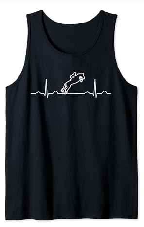 Reiterin Heartbeat Bekleidung, Reiterin Herren Jungen Tank Top