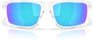 OAKLEY Herren Oo9470 Gibston XL Sonnenbrille, Clear/Prizm Sapphire Polarized, 62mm, Transparent/Prizm Saphir polarisiert, 62 mm
