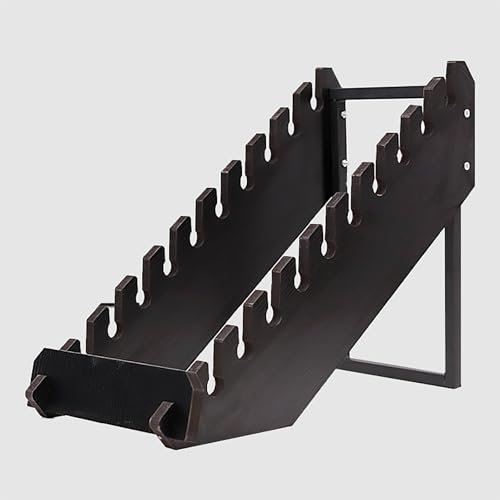 Espositore da pavimento a 10 ripiani per campioni di materiali da costruzione, ideale per carte, cornici, immagini, riviste, libri e telefoni