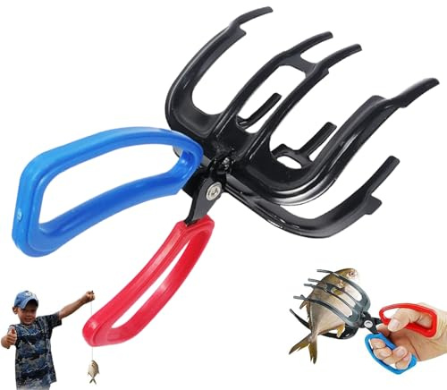 Générique Pinza per Artigli di Pesce, Strumento per la Presa degli Artigli di Pesce, Pinza Antiscivolo Multifunzionale, Controllo del Metallo, Pinza da a 2/3 Denti, Pinza per Gri