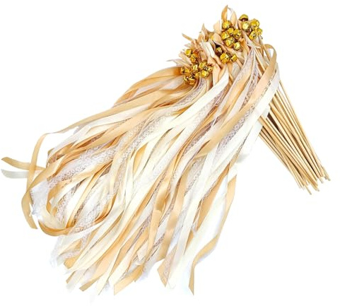 Bastone festivo – Puntello per cerimonie per occasioni speciali, design decorativo con campana affascinante e impugnatura liscia per uscita reception, riunioni, feste di compleanno e festival