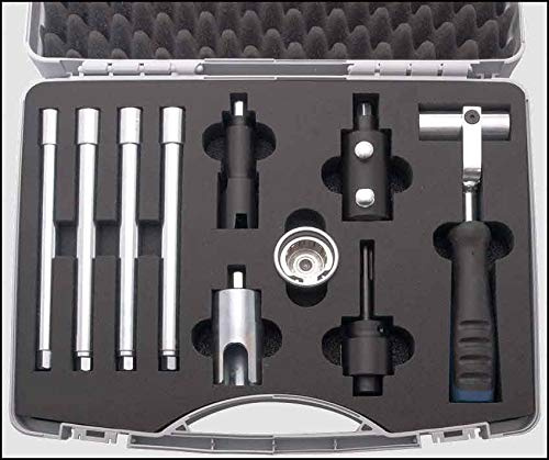 Qualitäts Sanitär Endmontage Koffer > Profi Werkzeugset 10 teilig | Montagewerkzeug Airfit