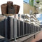 R.G. Balkonverkleidung Balkonblende Sichtschutzmatte Balkonbespannung Polyrattan Blende Meterware PE-Rattan Zaunblende Balkonblende (90cm, Stroh)