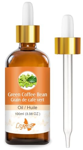 Crysalis Green Coffee Bean (Coffea Arabica.) |100% Pure & Natural Undiluted Cold Pressed Oil for Skin & Hair Care-15 ml (100ml (Pack of 1))