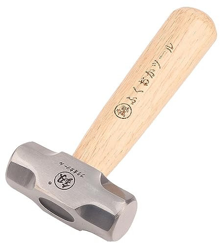 Marteau octogonal en acier à haute teneur en carbone avec manche en bois massif poli et robuste pour un usage commercial et résidentiel Marteau à huit côtés Marteau de menuiserie robuste