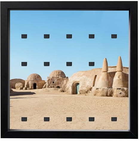 GetStones24 Vitrine für Lego® Figuren - 35x35cm Bilderrahmen - MF_0011